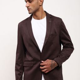 SHOWOFF Slim-Fit Single-Breasted Cotton Blazer-29