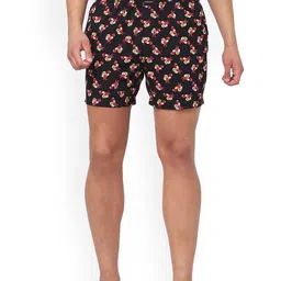 Jack & Jones Men Navy Blue & Red Printed Pure Cotton Boxers-image-48