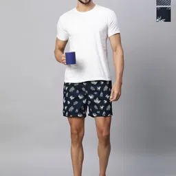 URBAN SCOTTISH Pack Of 3 Printed Cotton Boxers USBX2438_-image-96