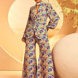 ANEESH AGARWAAL Notched Lapel Single Breasted Blazer-33