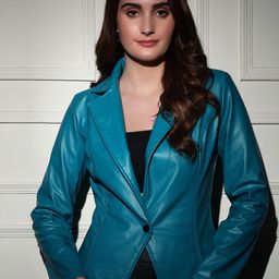 BAESD Slim-Fit Notched Lapel Single Breasted Blazer-image-99