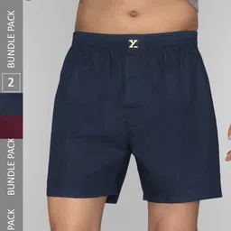 XYXX Men Pack Of 2 Pure Cotton Boxers XYBOX2PCKN336-picture-54