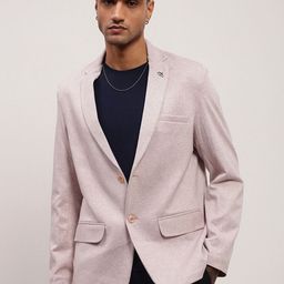 SHOWOFF Men Slim Fit Single-Breasted Blazer-46