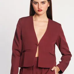Zink Studio Fitted Single-Breasted Blazer-picture-11