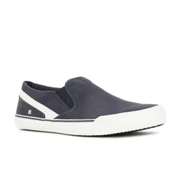 Bata Men Round Toe Canvas Slip-On Sneakers-picture-50