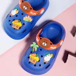 PASSION PETALS Boys House Embossed Lightweight Clogs-17
