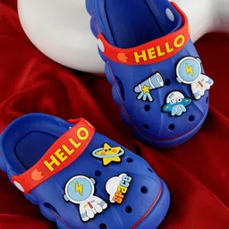 PASSION PETALS Boys Star Embossed Lightweight Clogs-41