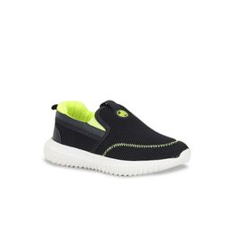 Bubblegummers Boys Black Woven Design Slip-On Sneakers-image-44