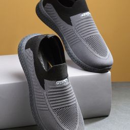 ASIAN Men Textured Lightweight Slip-On Sneakers-picture-23