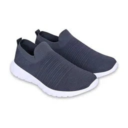 TPENT Men Textured Lightweight Walking Slip-On Sneakers-39