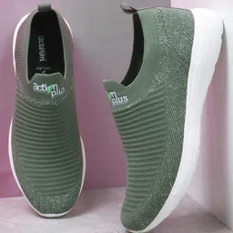 Action Plus Women Woven Design Slip On Sneakers-52
