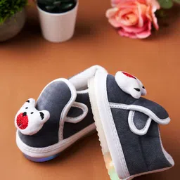 CHiU Unisex Kids Grey Colourblocked Slip-On Sneakers-image-94