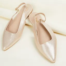 Ginger by Lifestyle Textured Embellished Backstrap Pointed Toe Mules-16
