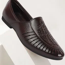 FAUSTO Men Laser Cut Lightweight Mojaris-51