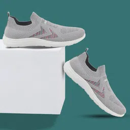 WELCOME Women Textured Mesh Slip-On Sneakers-image-62