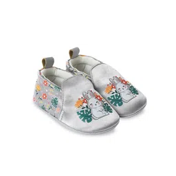 MiArcus Infants Girls Printed Textile Booties-30