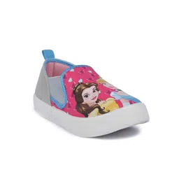 toothless Girls Pink Disney Princess Printed Slip-On Sneakers-33