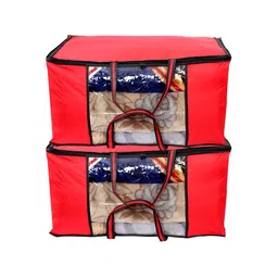Stylista Red & Black 2Pcs Water Resistant Multi-Utility Organisers-12
