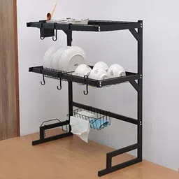 The Better Home Black Multi-Utility Kitchen Organiser-0
