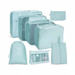Awestuffs Blue 8 Pieces Water Resistant Multi-Utility Organisers-19
