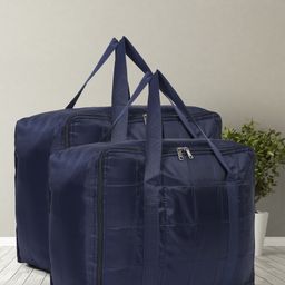 HOSTA HOMES Blue 2 Pieces Under Bed Storage Handbag Organiser-32