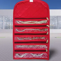 atorakushon Set Of 2 Maroon Solid Organisers-42