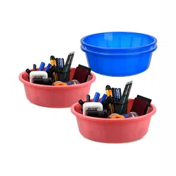 Kuber Industries Blue Set of 4 Regular Desk Organiser Organisers-16