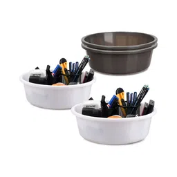 Kuber Industries Grey Set of 4 Regular Desk Organiser Organisers-8