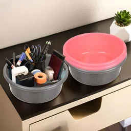 Kuber Industries Grey Set of 4 Regular Desk Organiser Organisers-7