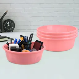 Kuber Industries Pink Set of 4 Regular Desk Organiser Organisers-58