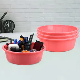 Kuber Industries Pink Set of 4 Regular Desk Organiser Organisers-7
