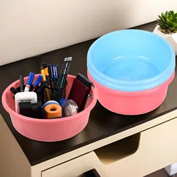 Kuber Industries Pink Set of 4 Regular Desk Organiser Organisers-8