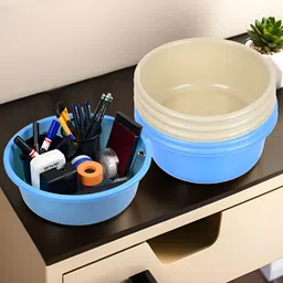 Kuber Industries Blue Set of 6 Regular Desk Organiser Organisers-46