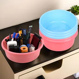 Kuber Industries Blue Set of 6 Regular Desk Organiser Organisers-10