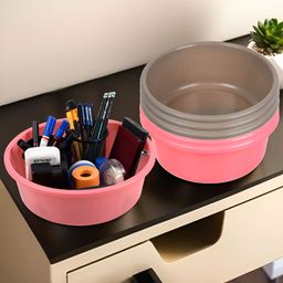 Kuber Industries Blue Set of 6 Regular Desk Organiser Organisers-15