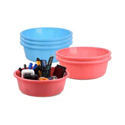 Kuber Industries Blue Set of 6 Regular Desk Organiser Organisers-11