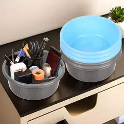 Kuber Industries Grey Set of 6 Regular Desk Organiser Organisers-41