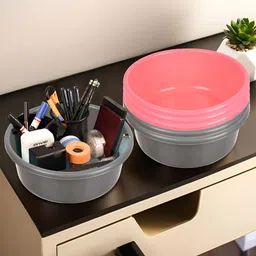 Kuber Industries Grey Set of 6 Regular Desk Organiser Organisers-12