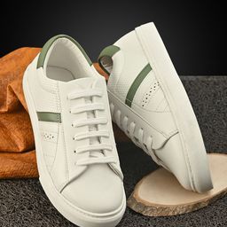 Mast & Harbour Women White PU Sneakers-image-62