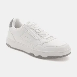 Flying Machine Men Perforations PU Everyday Sneakers-picture-1