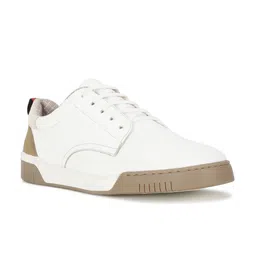 Bata Men Colourblocked Comfort Insole PU Round ToeLace-Up Sneakers-54