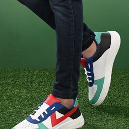 Mactree Men Colourblocked Comfort Insole Basics Sneakers-image-44