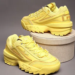 FILA Women Logo Embroidered Lace-Up Disruptor II EXp Sneakers-image-78