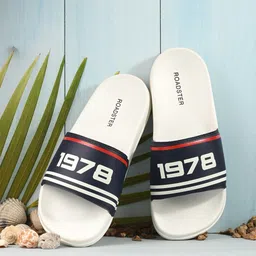 The Roadster Lifestyle Co. Men Printed Slip On Sliders-7