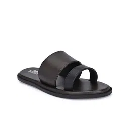 EXTRIMOS Men Black Slider Slipper-12