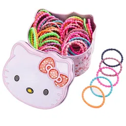 Shining Diva Fashion Girls Set Of 100 Ponytail Holders-15