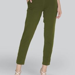 LYRA Women Mid-Rise Original Cotton Trousers-image-56