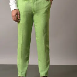 Hangup Men Original Regular Fit Mid-Rise Formal Trousers-image-95