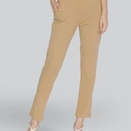 LYRA Women Original Mid-Rise Plain Cigarette Trousers-image-69