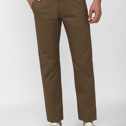 Peter England Casuals Men Mid Rise Cotton Trousers-image-76